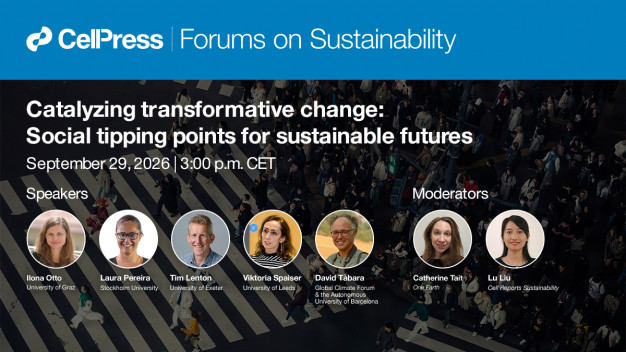 “Who is the solution?” TRANSPATH’s David Tàbara on regenerative pathways at the Cell Press Forum on Sustainability